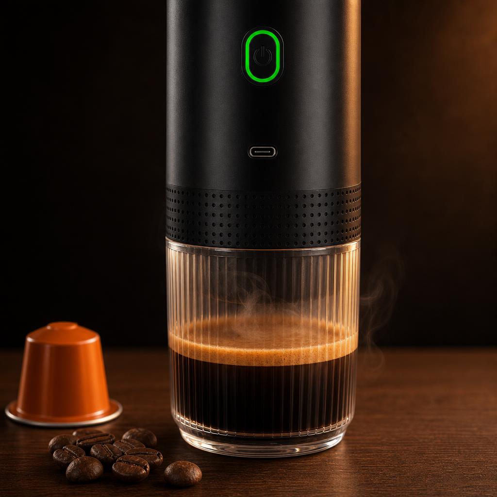 Café caliente de verdad